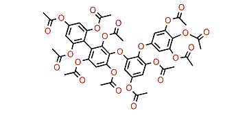 Hydroxyfucodiphlorethol B undecaacetate